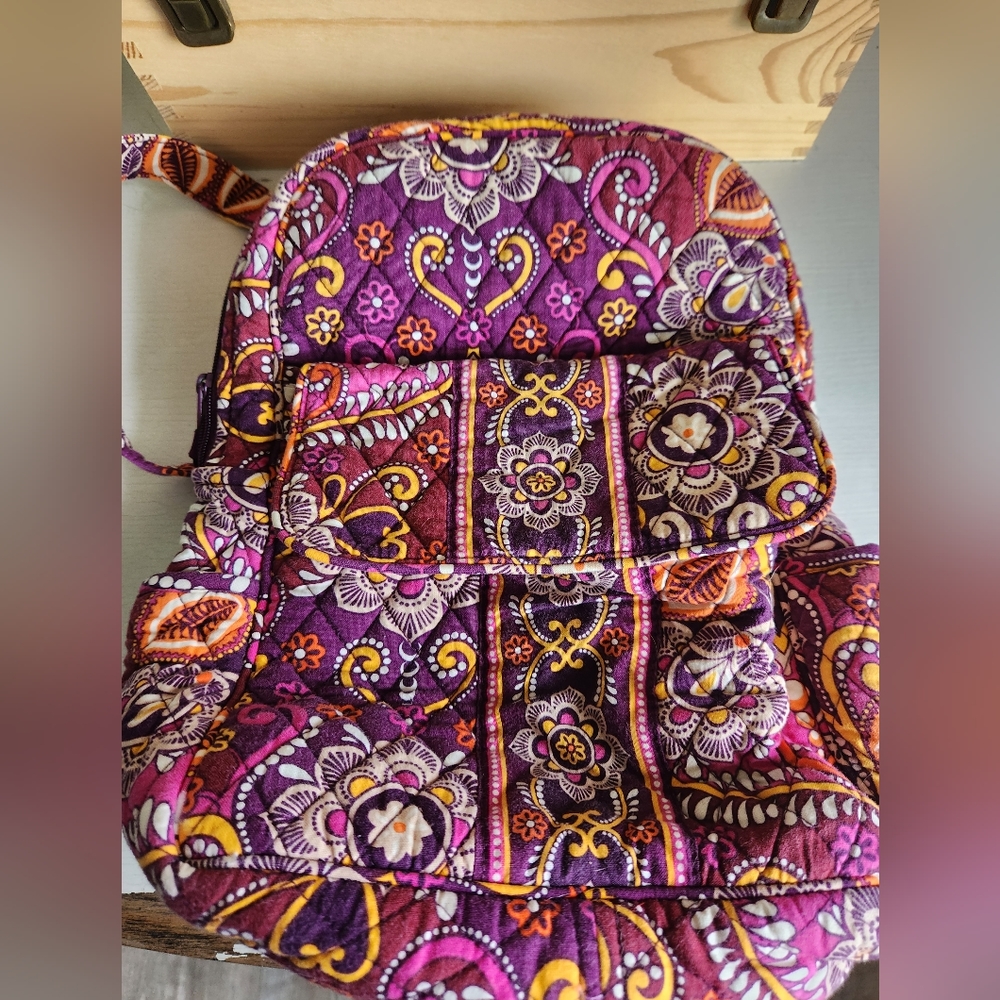 Vera Bradley Retired Safari Sunset  Mini Backpack